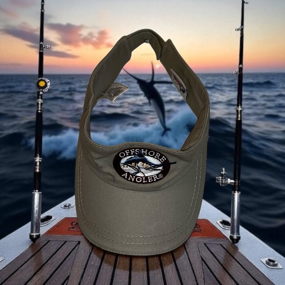 Offshore Angler Olive Green Visor